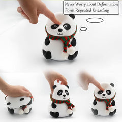 TM130 Panda Night Light|Cute 7 Colorful Light| Squishy Night Light Lamp |Room Decor |Silicone Panda Night lamp