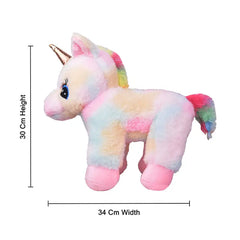 TM101 Rainbow Unicorn Plush Toy – Big Size, Ultra Soft Fabric | Large Plush Toy for Baby Girl | Soft toys