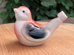 TM148 Traditional Handcrafted Clay Bird Water Whistle Toy for Kids | Terracotta Bird Whistle Musical Toy | Fill with Water for Different Sounds | Clay Animal Whistle Gift