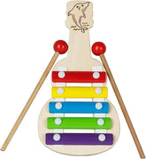 TM147 Brainy Bear Wooden Xylophone, Rhythm Learning Toy for Kids, Baby Musical Toy, Early Montessori Music Learning Skills Development Tool for Babies
