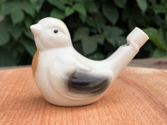 TM148 Traditional Handcrafted Clay Bird Water Whistle Toy for Kids | Terracotta Bird Whistle Musical Toy | Fill with Water for Different Sounds | Clay Animal Whistle Gift