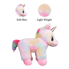 TM101 Rainbow Unicorn Plush Toy – Big Size, Ultra Soft Fabric | Large Plush Toy for Baby Girl | Soft toys