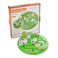 TM127 Multicolor Maze – Animal and Number Sliding Maze Puzzle for Kids & Toddlers( Random design)