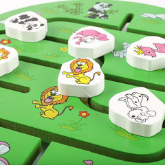 TM127 Multicolor Maze – Animal and Number Sliding Maze Puzzle  for Kids & Toddlers( Random design)