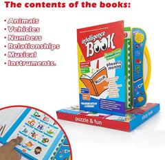 TM110 10 lesson Interactive Sound Book for Kids – Educational Talking Book with Music & Touch Features | Multicolor Learning Toy for Toddlers