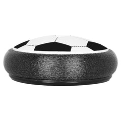 TM116 Floating Hover Football with Colorful Flash Light Effect | Indoor & Outdoor Pro Air Football Game for Kids/Girls/Boys/Gifts | Black and white