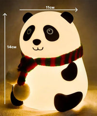 TM130 Panda Night Light|Cute 7 Colorful Light| Squishy Night Light Lamp |Room Decor |Silicone Panda Night lamp