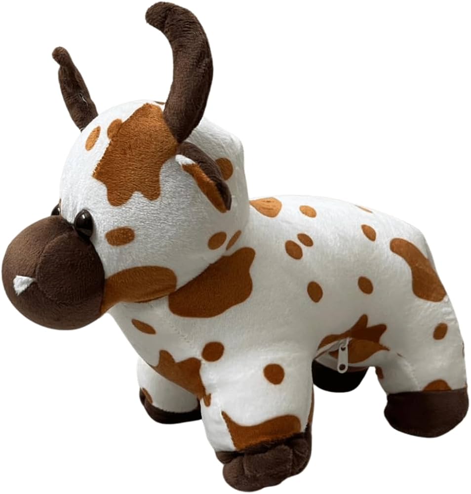 TM105 Cow Toy for Kids – Ultra-Soft & Cuddly Stuffed Animal for Babies, Toddlers & Children | Cute Cow Plushie Hugging Toy | Perfect Sleep Companion & Birthday Gift for Boys & Girls
